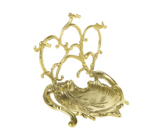 Подставка для мелочей и украшений "Чародейка" 3 крючка h14х15х12см (латунь, золото) Италия