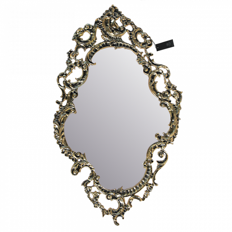 Зеркало настенное "Фламенко" 84х50см (бронза, золото) Португалия