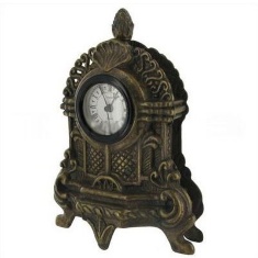 Часы каминные &quot;Рок&quot; 21,5х16см (латунь, антик) Италия