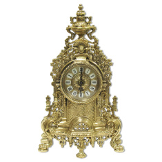 Часы каминные "Лигурия" 43x24x13см (латунь, золото) Италия