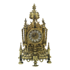 Часы каминные &quot;Нотр Дам&quot; 43х26х12 см (бронза, золото) Португалия 