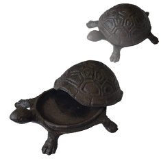Шкатулка Черепаха (Символ долголетия, мудрости) 10х8х4см (чугун)